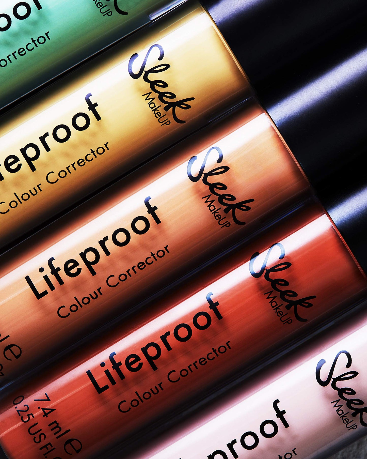 Sleek MakeUP Lifeproof Colour Corrector, Full Coverage Colour-Neutralising Corrector, Ditch Dark Circles (Peach), 7.4ml