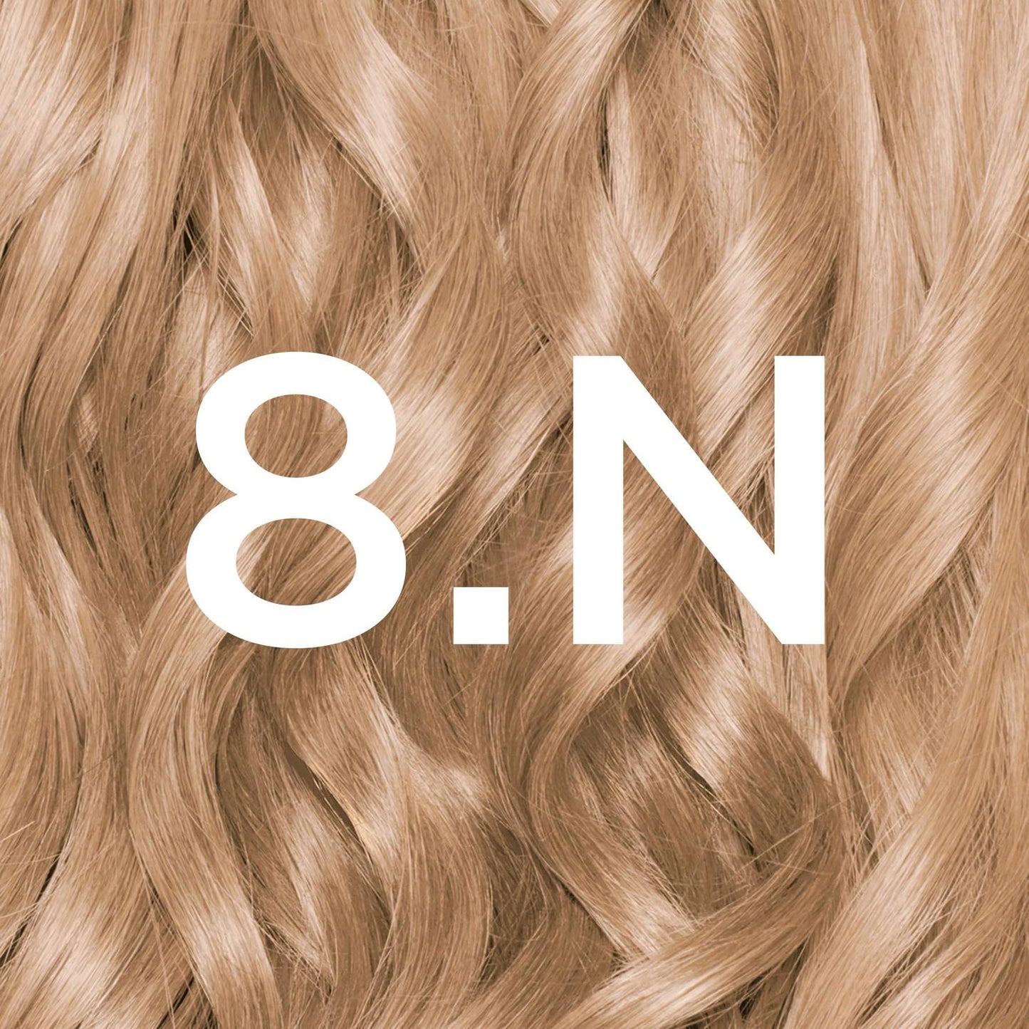 Garnier Nutrisse Permanent Hair Dye, Natural-looking, hair colour result, For All Hair Types, 8N Nude Medium Blonde