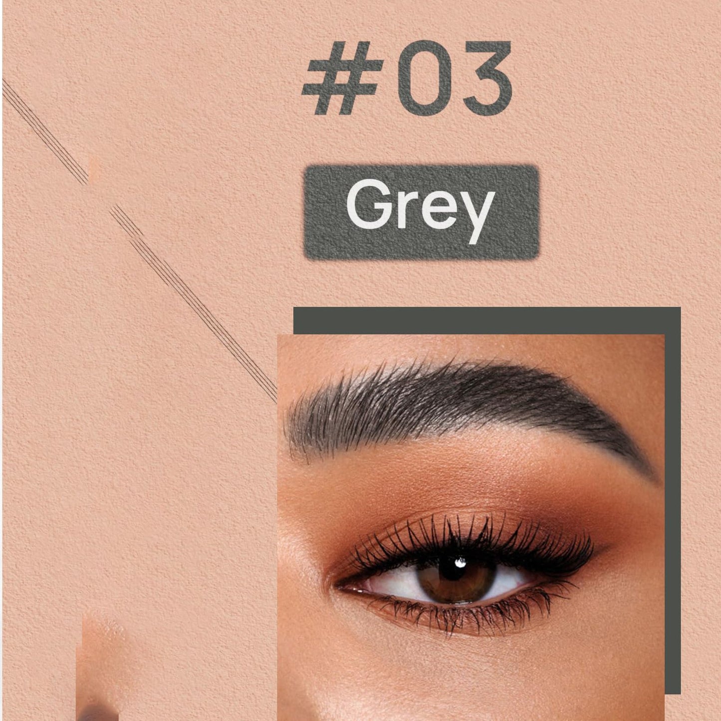 MEITREND Microblading Eyebrow Pencil - 3D Magic Eyebrow Pencil - Natural Makeup Fine Stroke 4-Fork-Tip Eye Brow Pencils - Long-Lasting Waterproof Eyebrow Pencil for Women