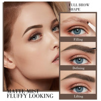 KYDA 2 in 1 Eyebrow Pencil and Tinted Brow Cream, Grey Brown, Eyebrow Cream&Pencil, Lasting Matte Tint Fill Define, Shape Natural Wild Brows All Day Hold