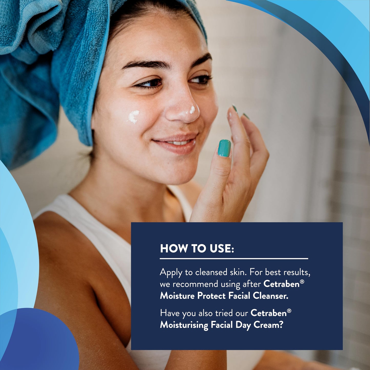 Oilatum Cetraben Nourishing Facial Night Cream, For Dry Sensitive and Eczema Prone Skin, Dermatologically Tested, Daily Moisturising Application, 1 x 75g
