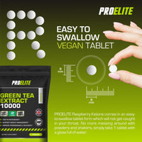 Green Tea Extract 10,000mg of Antioxidant 120 Tablet | 95% Polyphenols (297mg per Tablet) | (4 Months Supply) | Resealable and Recyclable Pouch | Vegan & Vegetarian | by PROELITE