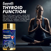 Vitaminnica Because your Health Matters Vitaminnica Thyroid Support - Supplement for Women and Men - Energy & Focus Formula - Vegetarian & Non-GMO - Iodine, Vitamin D3 Complex, Zinc, Selenium, Ashwagandha, Copper- 2 Months Supply