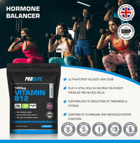 Vitamin B12 Tablets 365 High Strength 1000mcg Vegan B12 Supplement � Pure Methylcobalamin Tablets� Tiredness and Fatigue Tablets � Immunity Supplements Made in UK by PROELITE