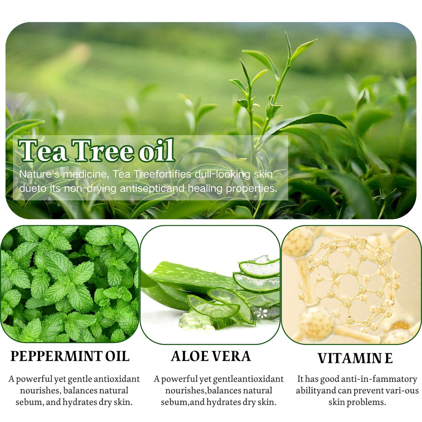 IZBEAUVO Tea Tree Oil Foot Cream 150ML, Foot Cream For Very Dry Feet, Cracked Heel Repair Cream, Tea Tree Cream, Intensive Moisturizer Heel Balm For Cracked Heel,Softens Feet&Hand&Knee