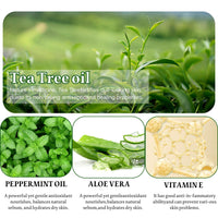 IZBEAUVO Tea Tree Oil Foot Cream 150ML, Foot Cream For Very Dry Feet, Cracked Heel Repair Cream, Tea Tree Cream, Intensive Moisturizer Heel Balm For Cracked Heel,Softens Feet&Hand&Knee