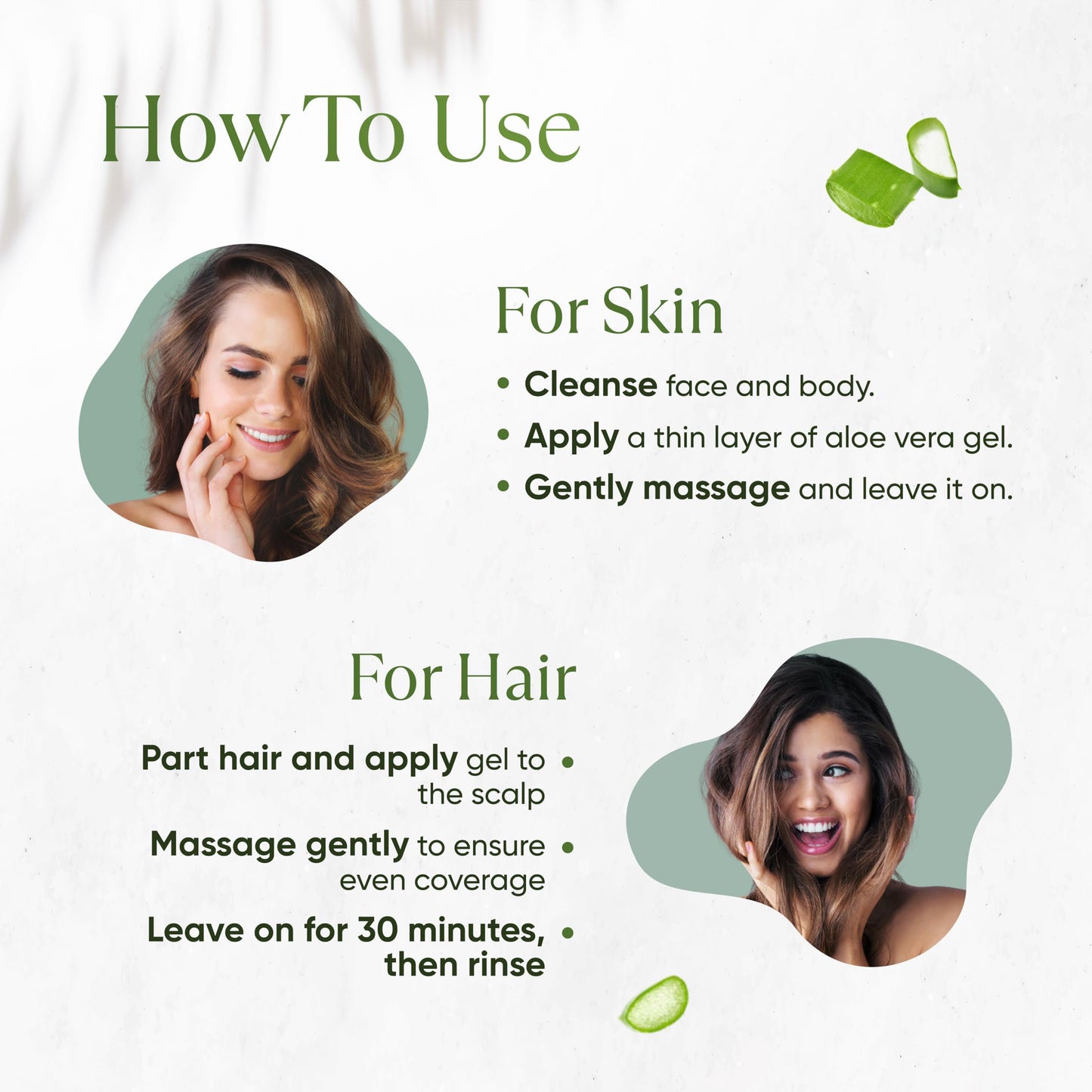 KORUS ESSENTIAL Pure Aloe Vera Gel With Vitamin E and Tea Tree | For Skin and Hair - 200g Pack