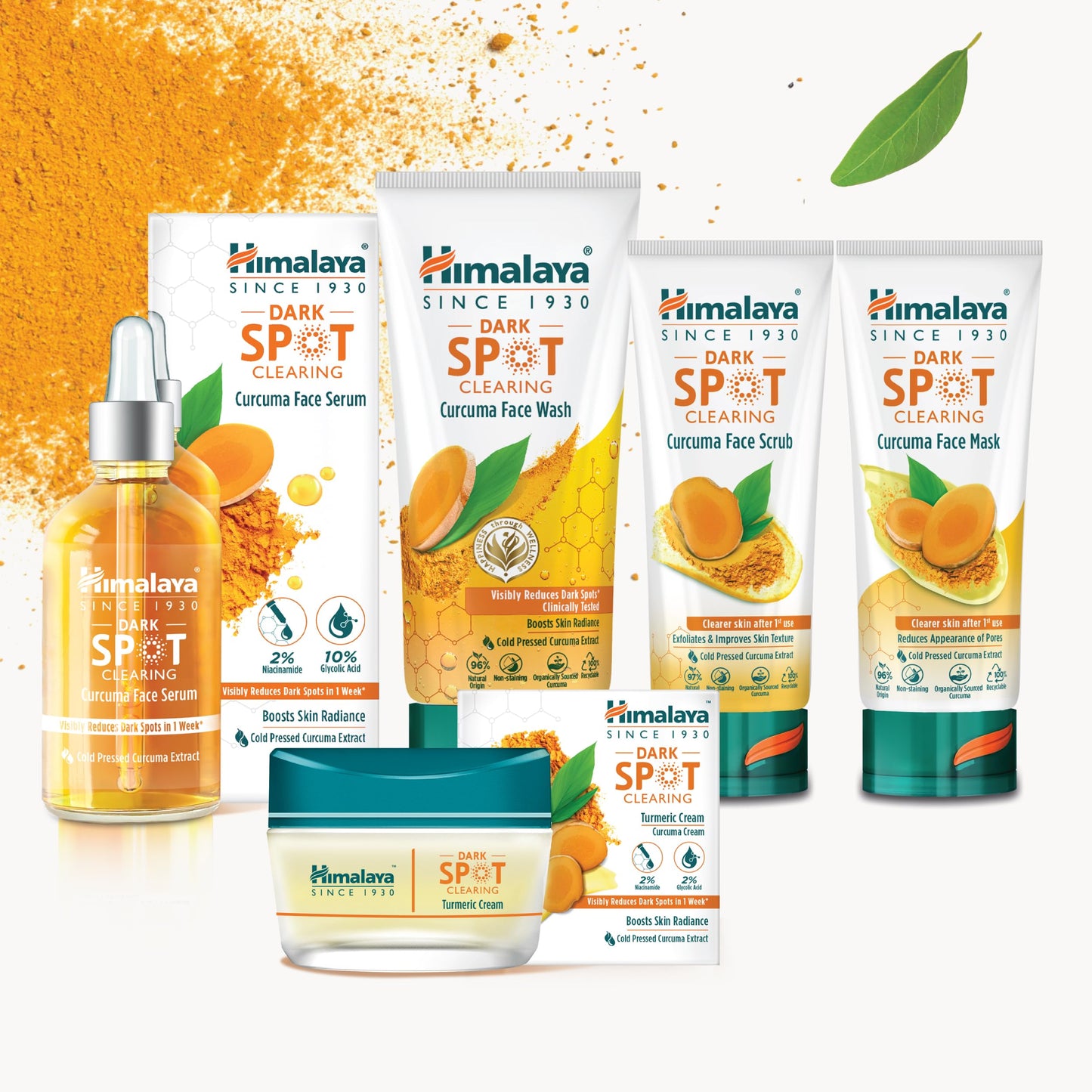 Himalaya Dark Spot Clearing Curcuma Face Serum, Visibly Reduces Dark Spots in 1 Week, 30ml