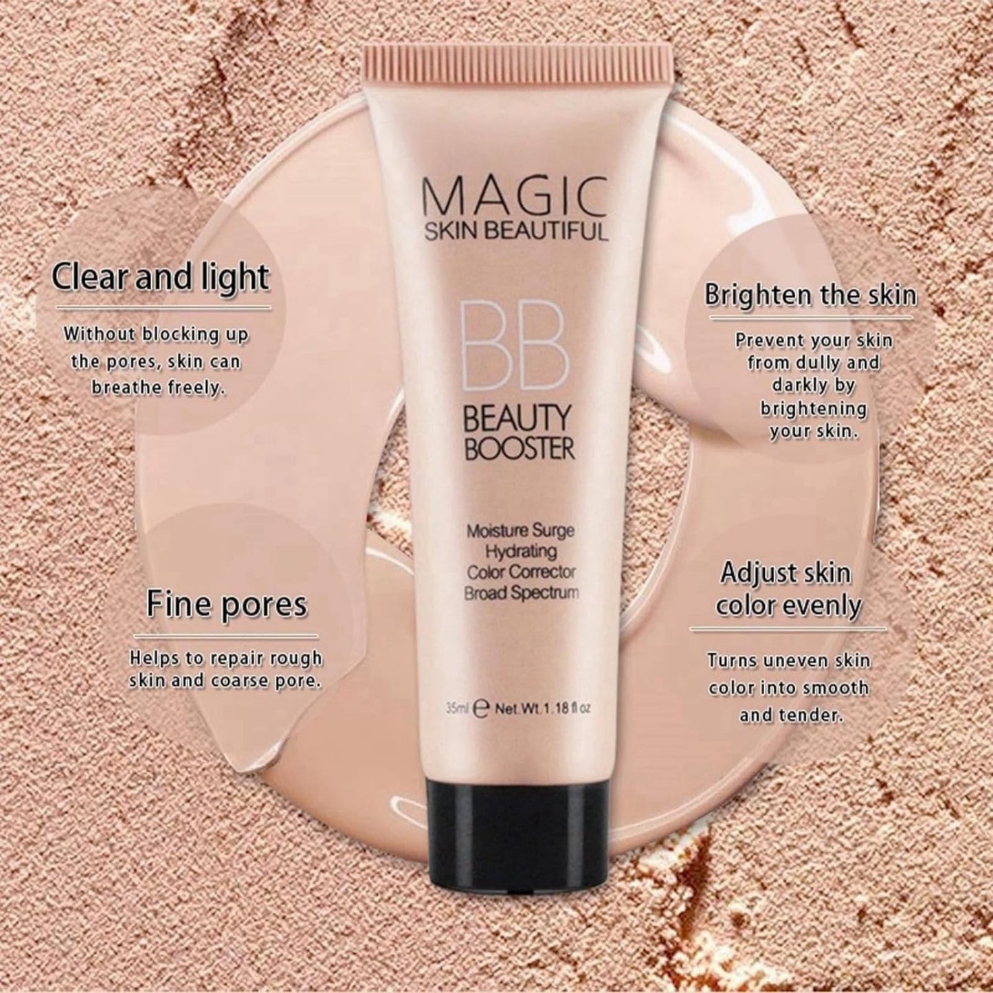 Xinyig BB Cream Light,Hydrating Full-Coverage Foundation&Concealer Cover Blemishes,BB Cream Medium,Color Correcting Cream,BB Cream Dark Skin,Light BB Cream,Tinted Moisturiser with SPF Cover Blemishes(01)