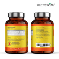 NaturesVits Vitamin D3 and K2 Bone Supplement - with Zinc, MCT Oil and Boron for Calcium Absorption for Joint Care - High Strength Natural Supplements for Women and Men