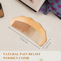 Bisienya Birthing Comb,Labour Comb,the Wooden Comb is Used to Relieve Anxiety and Distract the Pregnant Mother,Postpartum Necessities(13cm)