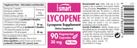 Supersmart - Lycopene 30 mg Per Serving - Extract of Tomato Lycopene Standardized to 10% Lycopene - Raises Lycopene Levels in Blood - Prostate Health | Non-GMO & Gluten Free - 90 Softgels