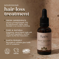 Fushi Root Revival Hair Oil 30ml Stimulates Natural Hair Growth | Reduce Hair Loss & Thinning | Suitable for All Hair Types | Manufactured in the UK