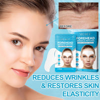 Datival Forehead Wrinkle Patches, Anti Wrinkle Patches with Aloe, Moisturizing Mask Pads, Forehead Lines Age Lines Resistant Wrinkle Remover Strips, Anti Wrinkle Masks Pads for Men and Women,12 PCS