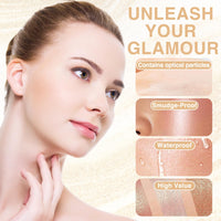 DOOCECIY Colour Changing Foundation, 4 In 1 Moisturizing Full Coverage Liquid Foundation, Moisturizing Anti-Aging