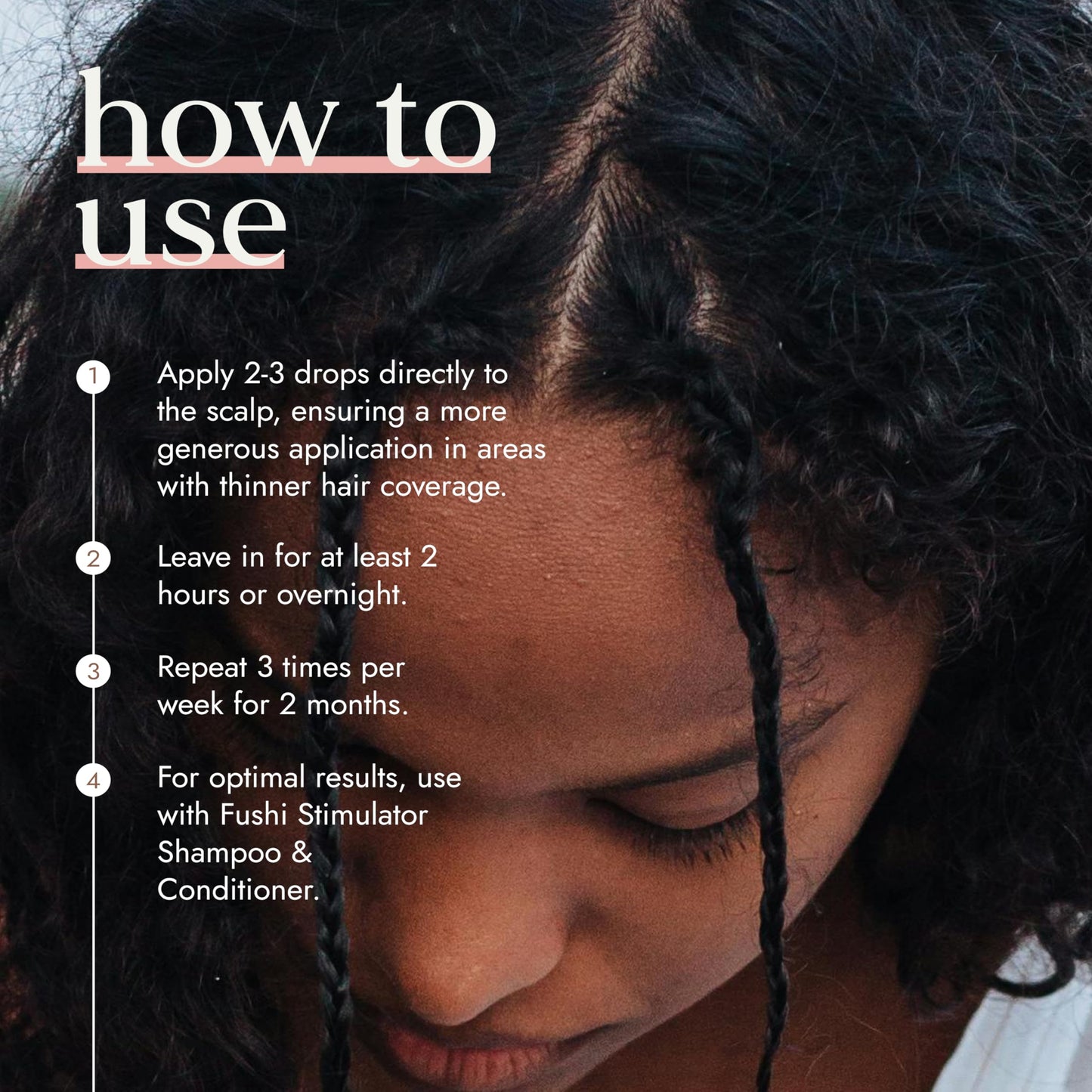 Fushi Root Revival Hair Oil 30ml Stimulates Natural Hair Growth | Reduce Hair Loss & Thinning | Suitable for All Hair Types | Manufactured in the UK