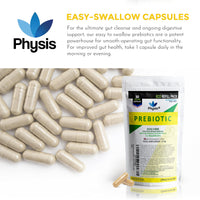 Physis Bio Cultures Blend Prebiotics | 30 Capsules | Pre and Probiotics for Gut Health | Bio Cultures Complex for Improved Digestion | Concentrated Lactobacillus Acidophilus Probiotics | Refill