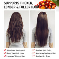 OBNOSWLPJMN Batana Oil for Hair Growth 60ml,100% Pure & Natural Batana Oil for Healthier Thicker Fuller Hair,Eliminate Hair Split Ends, Prevents Hair Loss & Breakage & Skin for Men & Women 60ml (120ml)