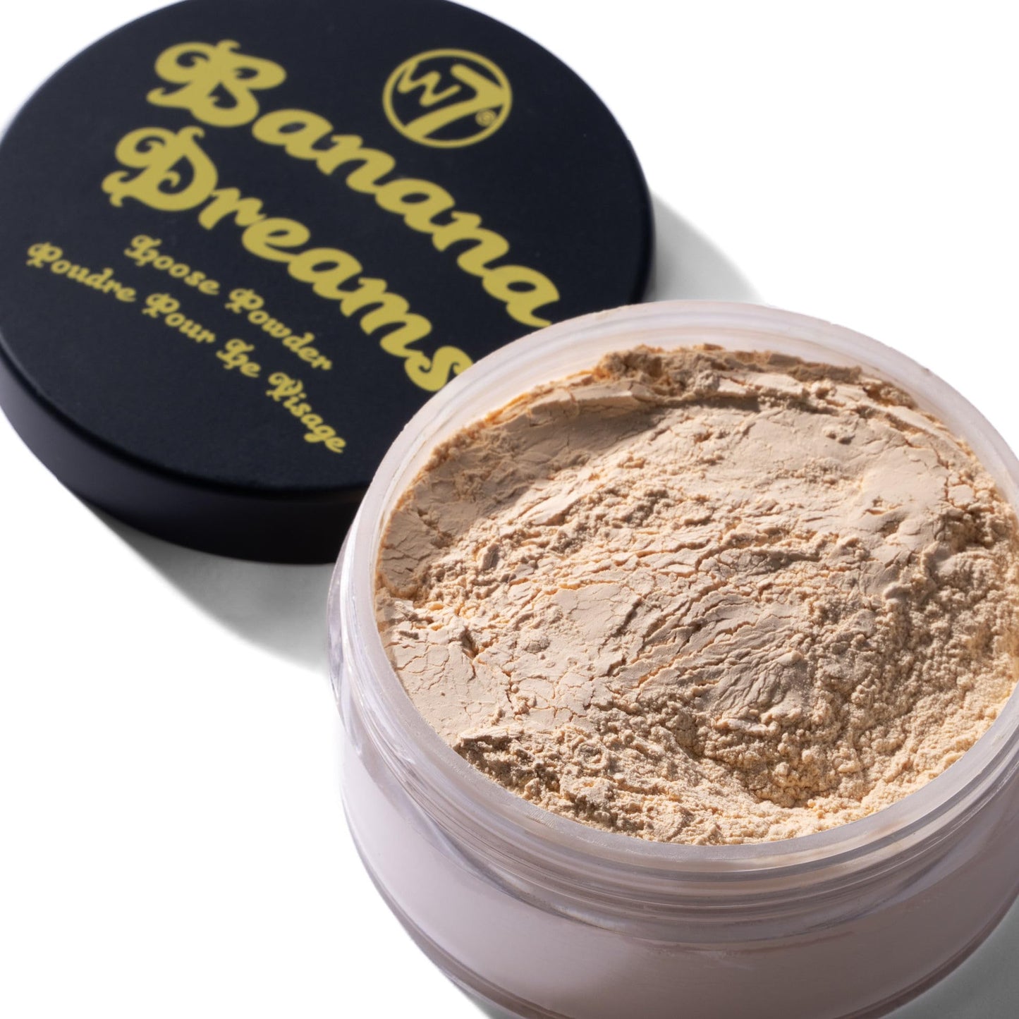 W7 Banana Dreams Loose Setting Powder - Weightless Yellow Blurring Powder For All Skin Tones - 2 Pack