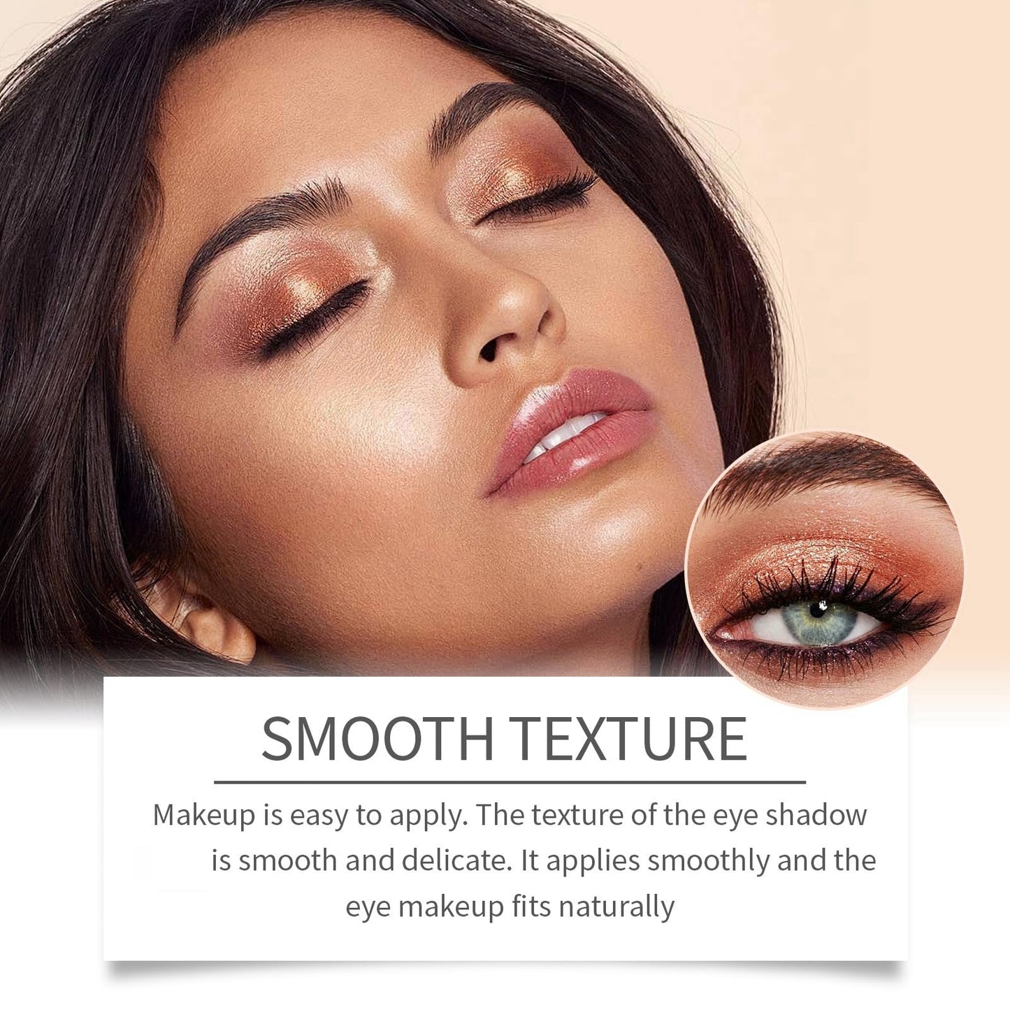 Jinjiar Eyeshadow Palette,Shimmering Creamy Eyeshadow,Glitter Cream Eyeshadow Palette,Eye Shadow Pallets for Women,Make-Up Palettes,Glitter Eyeshadow,Long-Lasting Waterproof Shimmer Eyeshadow,Eye Glitter,(04)