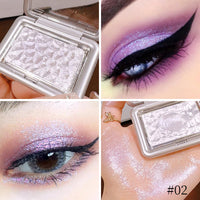KYDA Highlighter Makeup Palette, Shimmer Highlighter Powder Makeup Palette, Diamond Shine pearl powder with Brush for Body Face -02