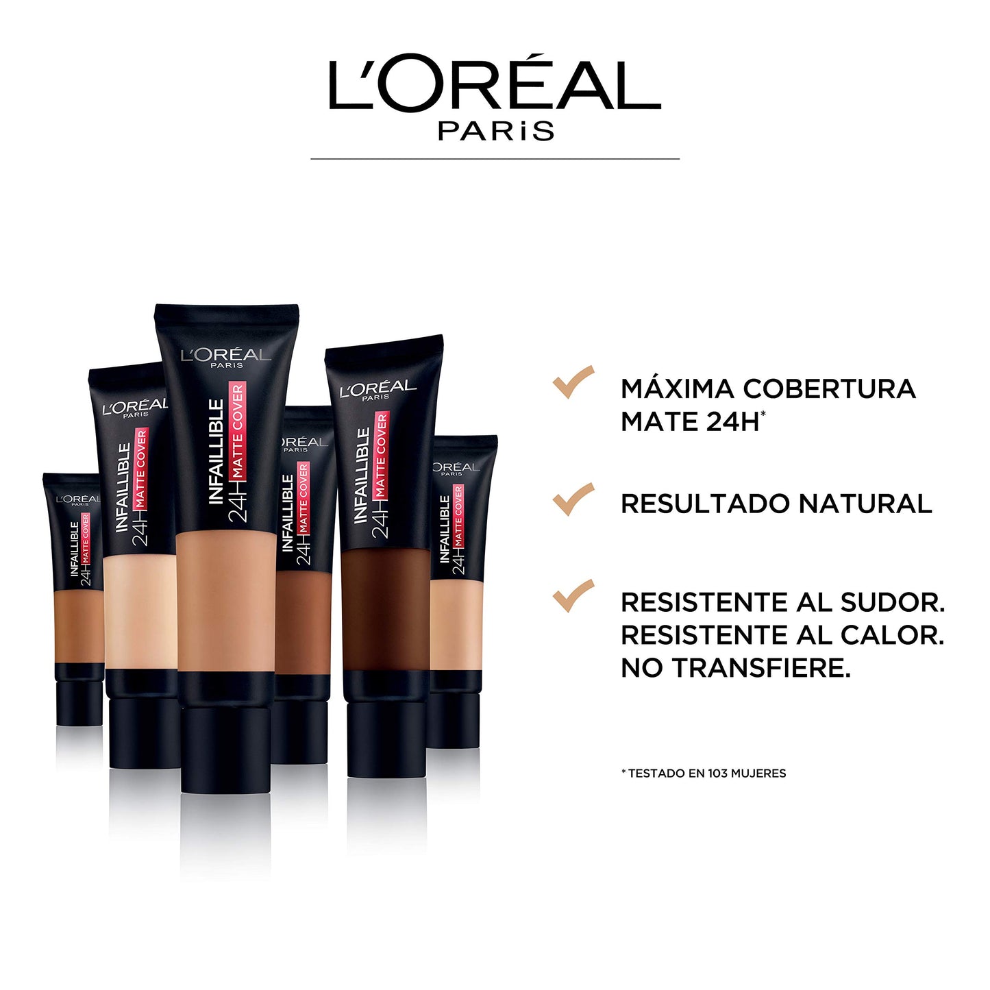 Infaillible 24h Matte Cover - Foundation n. 340 Cuivre