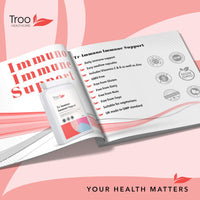 Troo Health Care Tr-Immuno Immune Support Supplement 60 Capsules - Essentia Immunity Vitamins Minerals & Botanicals - Vitamin C & D3 - Zinc - Manuka Honey - Bee Pollen - Royal Jelly - Elderberry