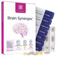 healthspan Healthspan Brain Synergex | 28 Day Supply | Brain Health Supplements | Ginkgo Biloba, Neuro-Vitamin Complex, Opti-Omega 3 & Phospholipid Complex