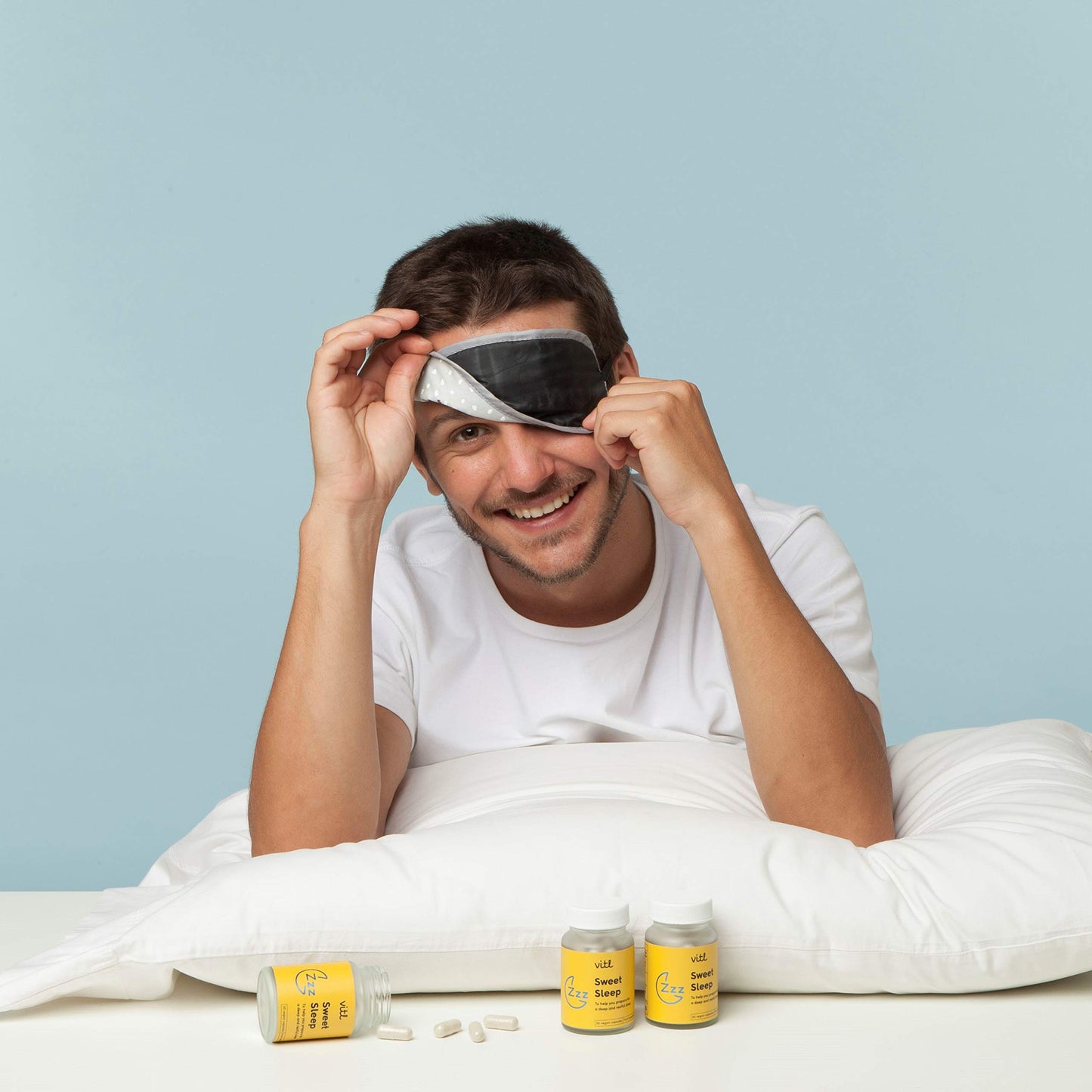 VITL Sweet Sleep Supplement - 30 Vegan Capsules - A Blend of Vitamins, Minerals, Plant Extracts & Amino Acids to Promote More Restful Sleep - Lemon Balm, Cherry Extract, Vitamin B6, Zinc & Magnesium