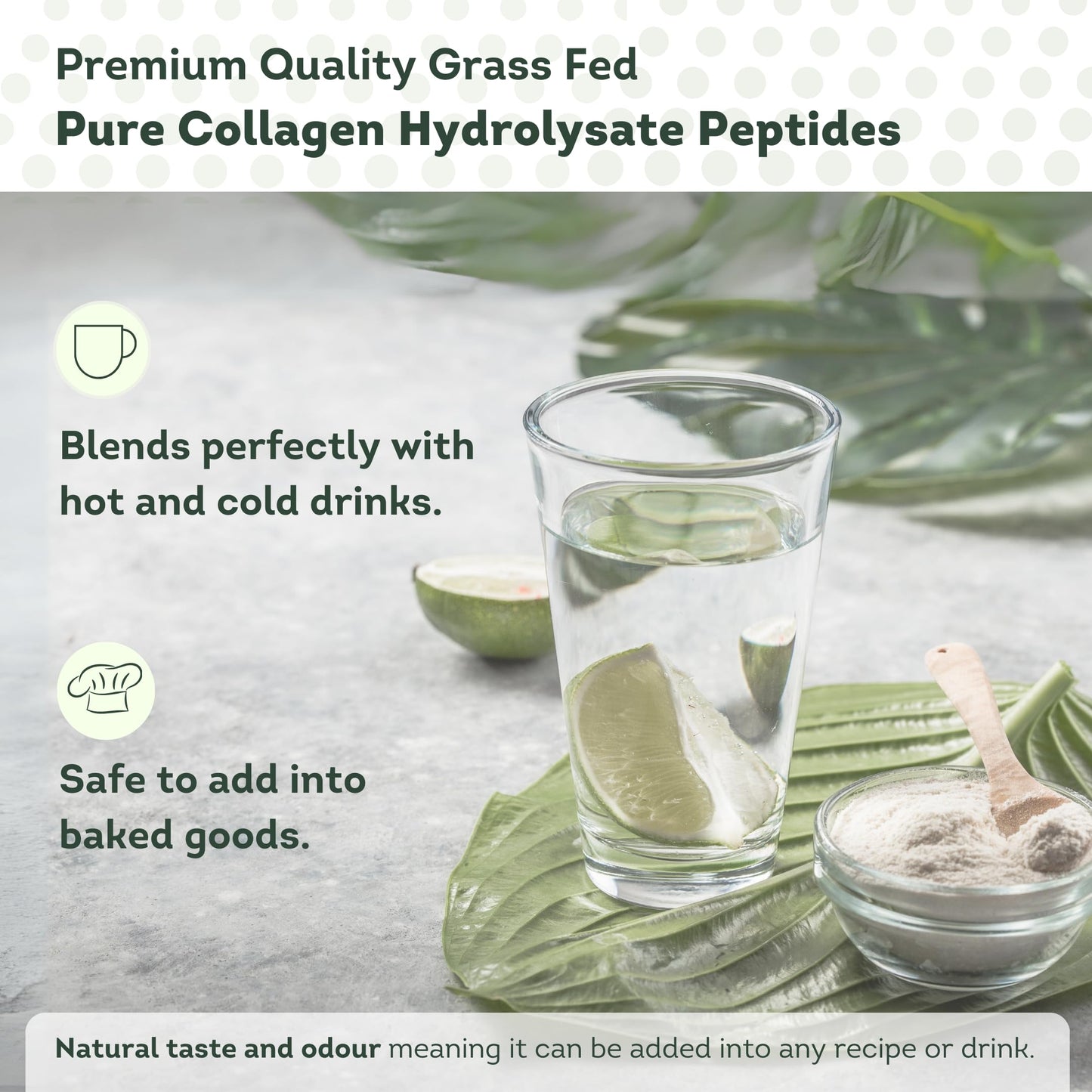 100% Pure Collagen Powder Protein Peptides - General Healthcare 300g Supplement