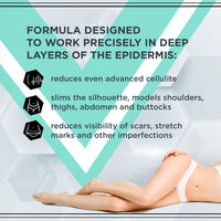 Eveline Cosmetics Slim Extreme 4D Slim Extreme 3D Slimming & Anti-Cellulite Serum - Body Sculpting Formula with Lipocell SLIM® & L-Carnitine, Infused with Caffeine, Collagen & Elastin - 250 ML