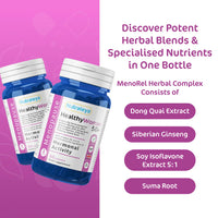 Nutraleya HealthyWoman 50+ Natural Menopause Vitamins, During and After Menopause, an Alternative to HRT, Includes: Soy Isoflavone, Suma Root 60 Day Supply