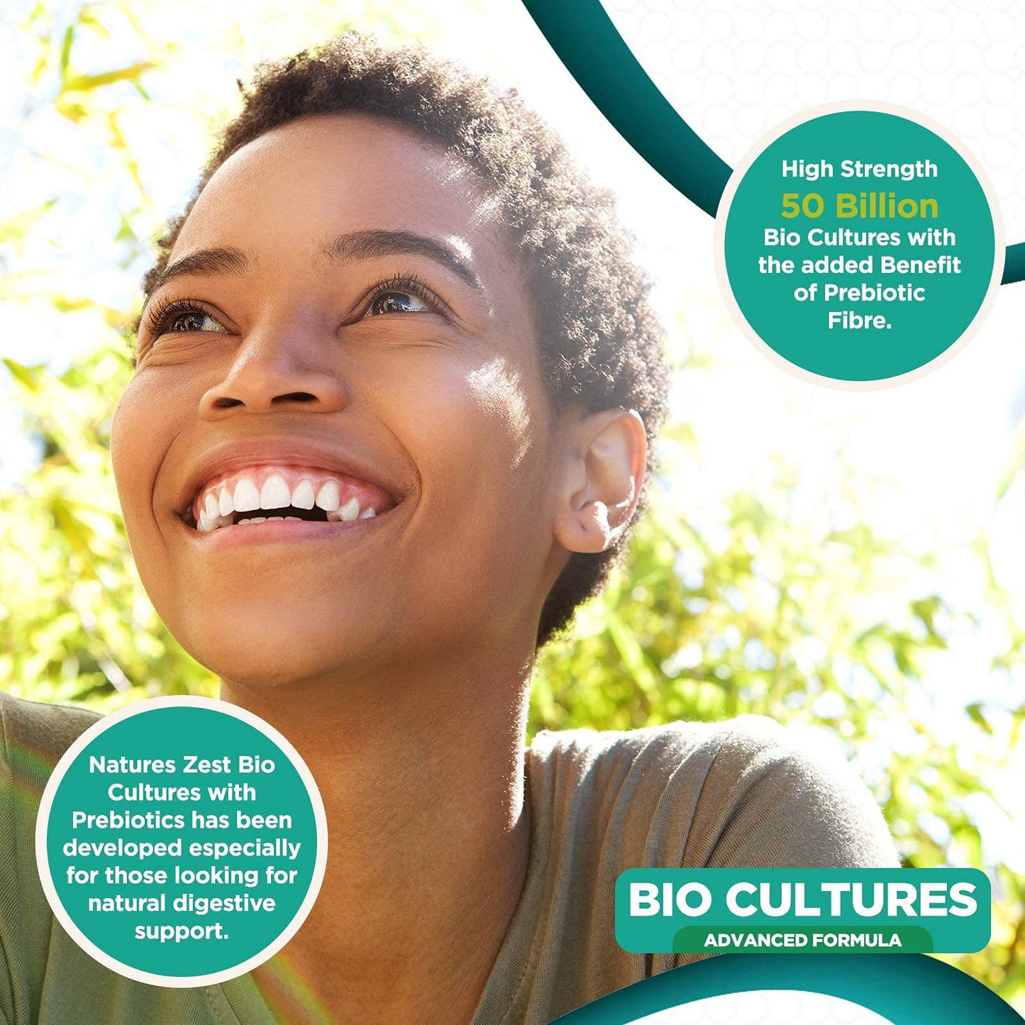 Bio Cultures Complex Probiotics 50 Billion CFU with Prebiotics – 180 Vegan Capsules - Acidophilus & Saccharomyces Boulardii Probiotic - 6 Month Supply – Probiotics for Women & Men