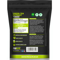 Green Tea Extract 10,000mg of Antioxidant 120 Tablet | 95% Polyphenols (297mg per Tablet) | (4 Months Supply) | Resealable and Recyclable Pouch | Vegan & Vegetarian | by PROELITE