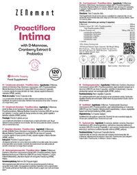 D-Mannose, Cranberry and Prebiotics Capsules | Bladder Control & Urinary Tract Infection Treatment | d mannose Cystitis Treatment for Women | UTI Treatment for Women | Zenement