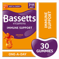 Bassetts Vitamins 7-11 Years Immune VIT C & Zinc 30's, 79.8 g, Orange