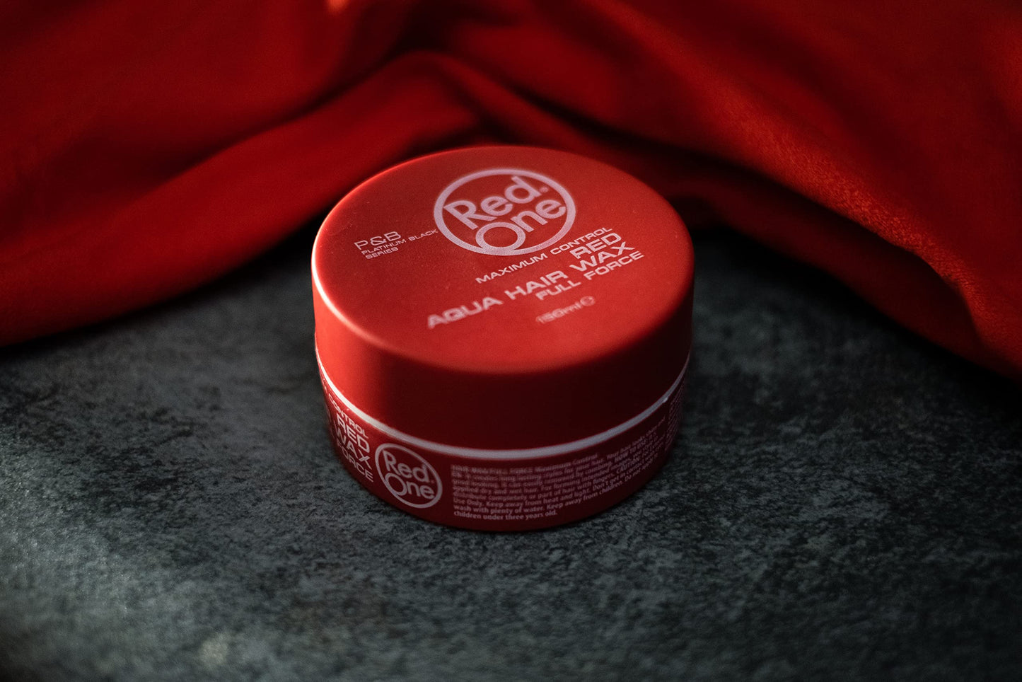 RedOne Hair Styling Aqua Wax Red 150 ml | Edge Control | Hair Gel Wax | Ultra Hold | Strawberry Scent | Men & Women Hair Wax | Maximum Control