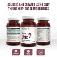 NUTRA URIC - 4000mg Montmorency Cherry| Ultra High Strength - 30 Cherry Tablets| Uric Acid Tablets/Supplement by NutraVit