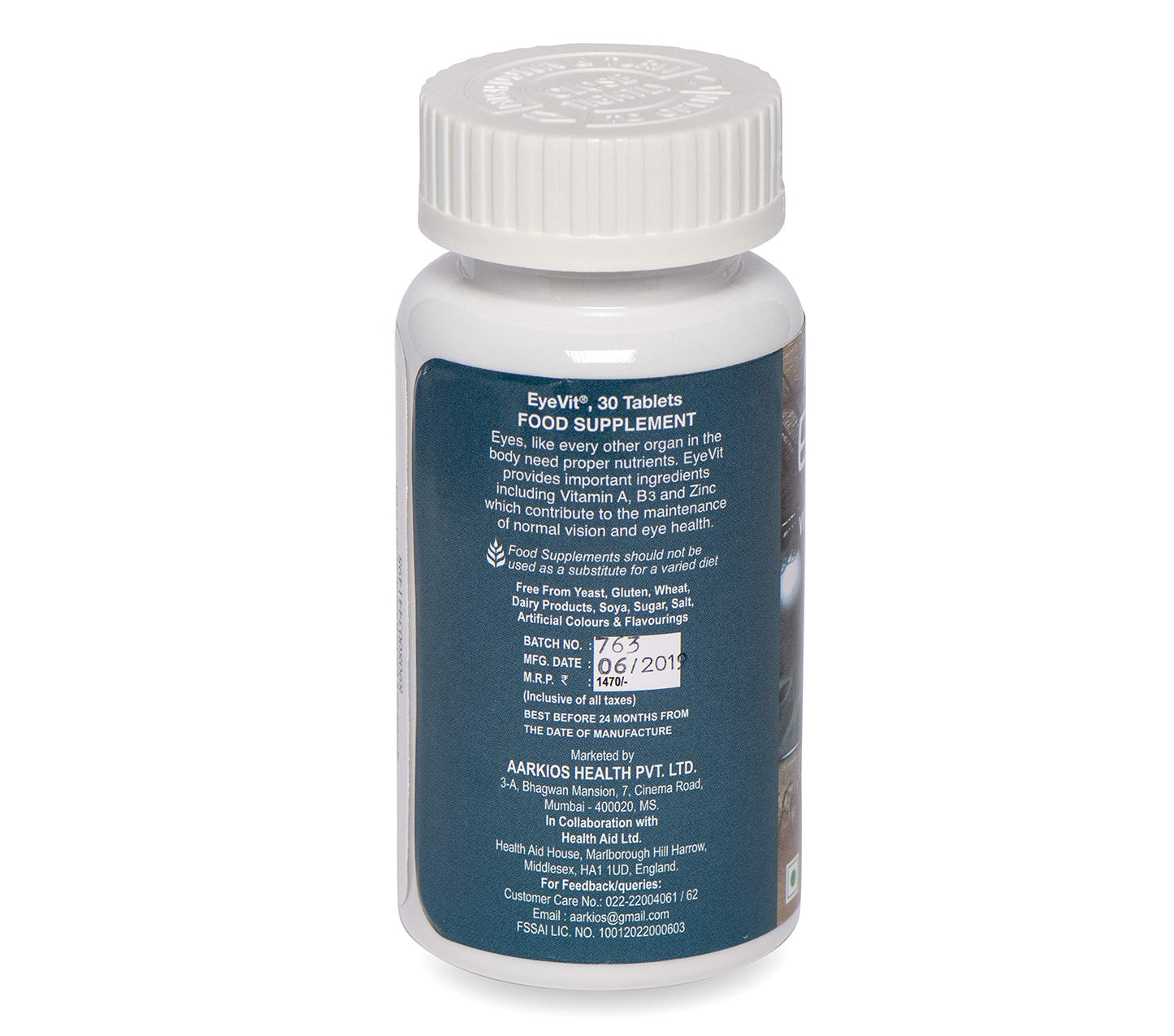 HealthAid EyeVit - Prolong Release - 30 Tablets