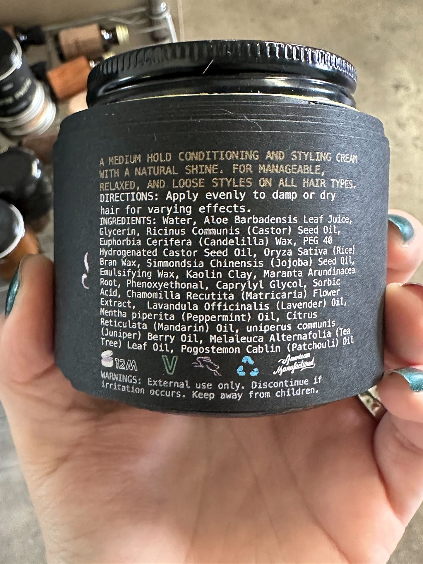 O Doud's O'DoudsAll Natural Conditioning Styling Cream (Medium/Light Hold, Cedar Citrus Scent)