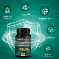 AMBROSIAL Ambrosial Premium Organic Moringa Capsules 2000MG - High Strength Antioxidant Superfood Supplement for Energy and Wellness - 120 Veg Capsules