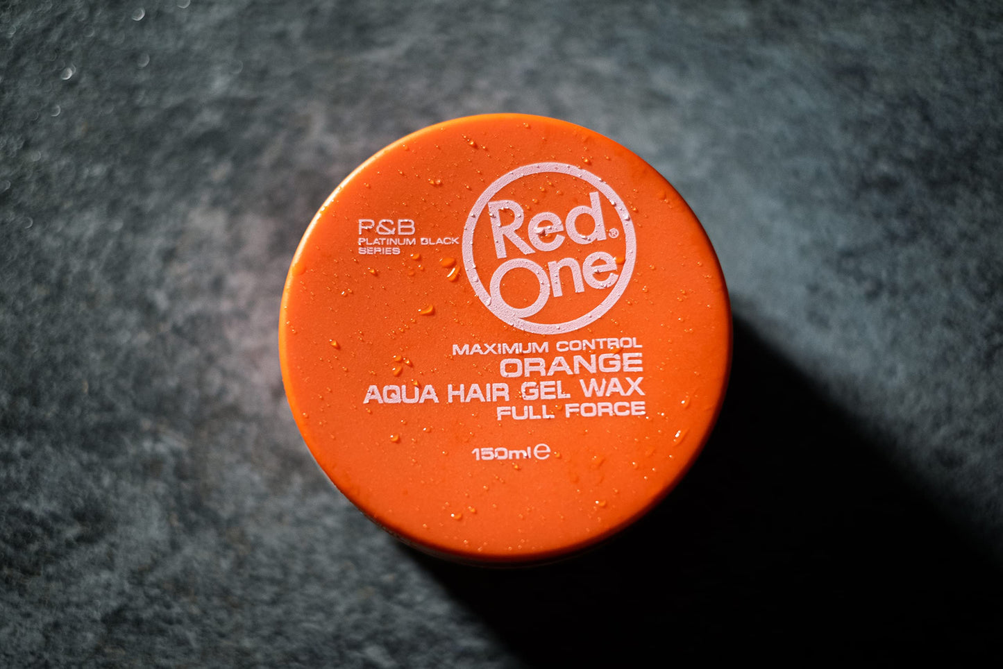 RedOne Hair Styling Aqua Wax Orange 2x 150 ml | Edge Control | Ultra Hold | Gel Wax | Men & Women Hair Wax | Melon Scent | Maximum Control