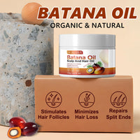 NIFEISHI Raw Batana Oil for Hair Growth and Repair, Pure & Organic Batana Oil from Honduras Stimulate Hair Growth, Prevent Hair Loss and Enhances Hair Thicknes, 120g