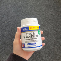 R&C Components Ltd Zinc & Magnesium Capsules with Added Vitamin B6, Supporting Immunity and Reducing Fatigue (90 Capsules)