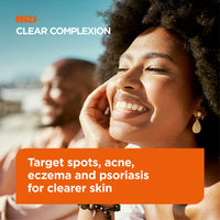 HRI Clear Complexion 30 Tablets - for Symptomatic Relief of Minor Skin Conditions Such as Spots, Pimples, Blemishes, Mild Acne, Mild Eczema. 1 Pack