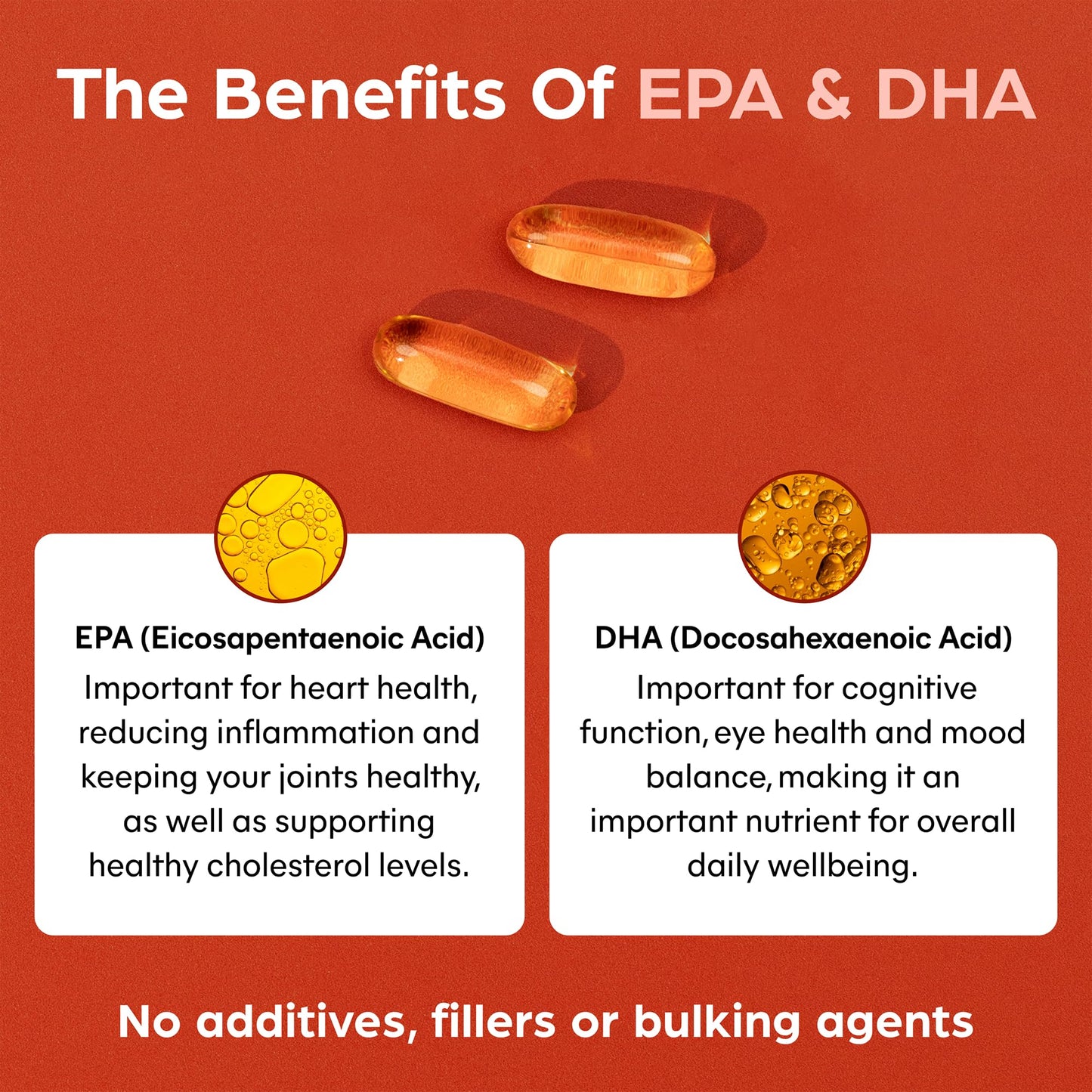High Strength Omega 3 Fish Oil - 660mg EPA 440mg DHA per Serving. 60 Softgel Capsules for Heart, Brain & Vision - Made in The UK by Purolabs
