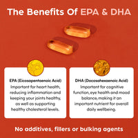 High Strength Omega 3 Fish Oil - 660mg EPA 440mg DHA per Serving. 60 Softgel Capsules for Heart, Brain & Vision - Made in The UK by Purolabs
