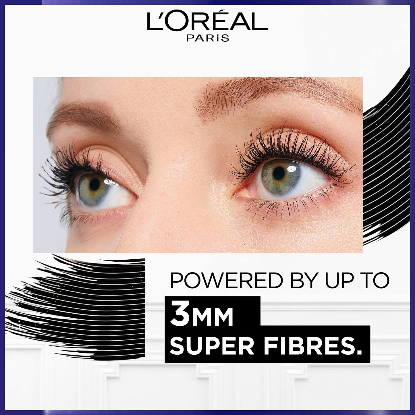 L'Oreal L'Oréal Paris Mascara, Salon Lashes, Extension Effect, Long-lasting, No Clumping or Smudging, Pro XXL Extension, Black