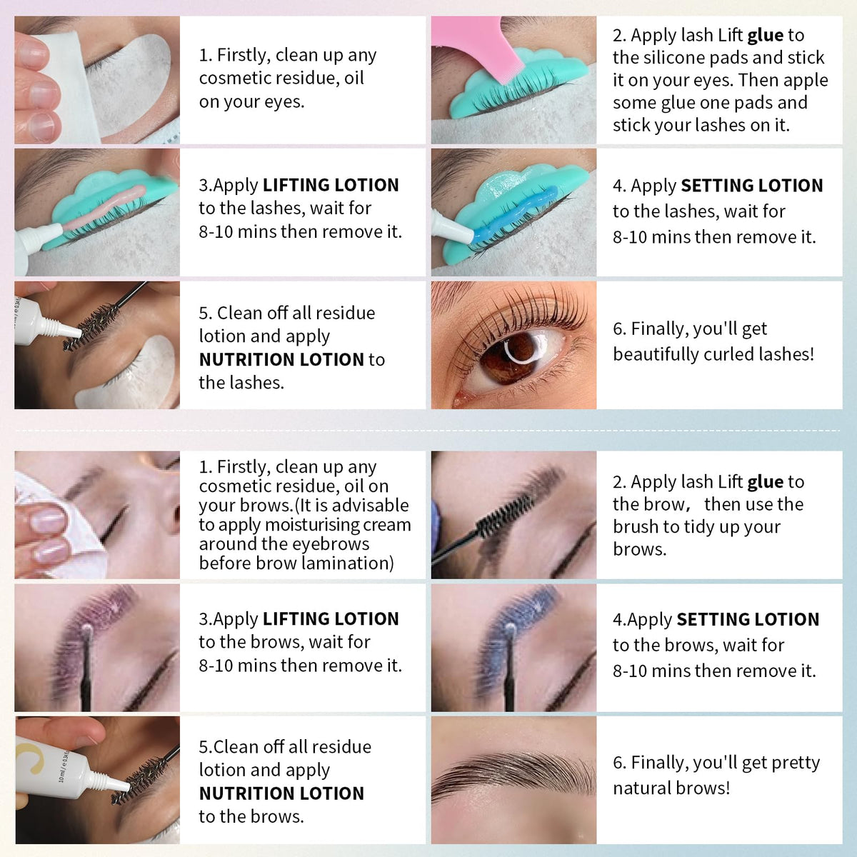 PERMANIA Lash Lift Kit - Upgraded Eyelash Perming & Brow Lamination Set, Safe & Effective Salon Results, Gentle Formula | Beginner Friendly, Last Up to 4-6 Weeks