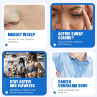 CiLiHai Sweat Absorbing Face Lotion,Antiperspirant Lotion for Face,Prevent Excess Facial Sweating and Facial Shining,Block Sweat and Oily Skin Control,Keeps You Dry,Anti Sweat Cream for Women and Men